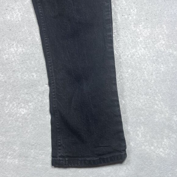 Harley Davidson Jeans Womens Size 4P Black Straight Leg Dark Wash Denim - Picture 4 of 13